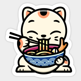 Kitty Ramen Yum! Sticker